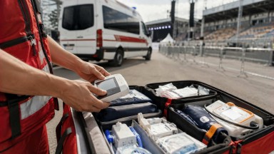 Дежурство скорой на мероприятиях в Кореновске