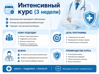 Реабилитация за 21 день в Кореновске