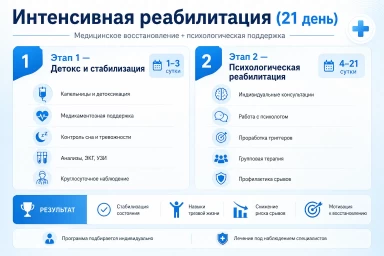 Реабилитация за 21 день в Кореновске